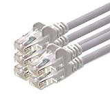 0,25m - blanc - 5 pièces - CAT5 Câble Ethernet Set - Câble Réseau RJ45 | câble de Patch | ...