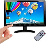 10,1 Pouces Portable HD Moniteur LED Petit LCD Écran avec HDMI/VGA/AV Port écran Étendre Monitor et Haut-Parleur Intégré pour DVR/PC/DVD/Domicile ...