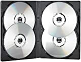 10 boîtiers DVD slim (7 mm) - 4 DVD - Noirs [Pearl]