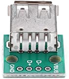 10 pièces 4 Broches USB Type A Carte de dérivation de Prise Femelle, connecteur d'adaptateur de Pas de 2,54 mm ...