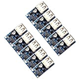 10 Pièces Module Élévateur 0.9V-5V vers USB 5V DC-DC Module Convertisseur Booster Circuit Élévateur Régulateur de Tension Module d'alimentation