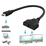 1080P HDMI mâle à double HDMI femelle 1 à 2 voies câble adaptateur séparateur pour HDTV, lecteurs DVD/PS3/STB et la ...