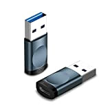 [10Gbps] Adaptateur USB C vers USB [2 Unités],Convertisseur Câble Chargeur Type C pour MagSafe Chargeur,iPhone 11 12 13 Pro Max,14,Apple ...