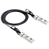 10Gtek® Câble SFP+ 10G 0.25m - SFP+ Direct attach Copper Twinax Cable Passif, Compatible pour Cisco SFP-H10GB-CU25CM, Ubiquiti, Netgear, D-Link, ...