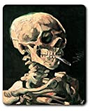 1art1 Vincent Van Gogh Tête De Mort À La Cigarette, 1886 Tapis De Souris 23x19 cm