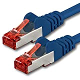 1m - bleu - 1 pièce - CAT6 Câble Ethernet - Câble Réseau RJ45 10/100 / 1000 Mo/s câble de ...