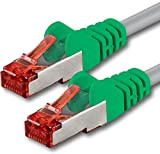 1m - Crossover - 1 pièce - CAT6 Câble Ethernet - Câble Réseau RJ45 10/100 / 1000 Mo/s câble de ...
