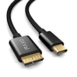 1m Nylon USB C-Micro USB 3.1 (USB 3.0) Câble pour Disque Dur, 5Gbit/s, Câble USB HDD, Câble de données, Câble ...