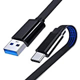 1M USB-C to USB-A 3.0 Câble, USB C Plat Charge Rapide 3A pour Samsung Galaxy S21 S20 FE Note 20 ...