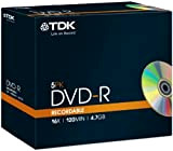 1x5 TDK DVD-R 4,7GB boîtier CD 16x