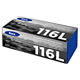 2 Paquet Compatible MLT-D116L Cartouche de Toner Noir pour Samsung Xpress SL-M2625D M2675FN M2835DW M2885FW M2875FD M2825DW M2825ND M2625 M2875FW ...