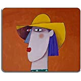 240mmx200mmx2mm Mousepad TPU Doux Réaliste Impression Abstract Oil Painting