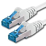 2m - blanc - 1 pièce - CAT6a Câbles Ethernet - Câble Réseau RJ45 Internet | 10 / 100 / ...
