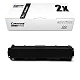 2X Eurotone Remanufactured Toner pour HP Laserjet Pro 200 Color M 251 276 Wie CF210X 131X Noir