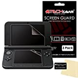 [3 Pack] TECHGEAR Protection d'Écran pour Nintendo 3DS XL, Film de Protection Haut et Bas Ultra Clair avec Chiffon de ...