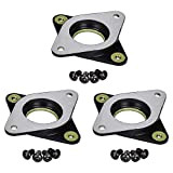 3Dman Nema 17 Stepper Motor Steel and Rubber Vibration Dampers with M3 Screw for 3D Printers, CNC (3 PCS)