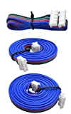 3DPLady | 3 câbles moteur NEMA 17 Stepper (câble moteur pas à pas) 50 cm/100 cm/150 cm 4 broches vers ...