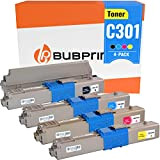 4 Bubprint Cartouche de Toner Compatible pour OKI C301 C301DN C321 C321DN MC332 MC332DN MC340 MC342 MC342DN MC342DNW - 44973536 ...