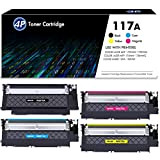 4-Pack Cartouche de 117A Compatible pour Toner HP Color Laser MFP 178nw 179fnw 150nw 150a 178nwg 179fwg 178 179 150 ...