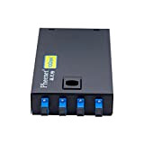 4 Ports Optical Fiber Terminal Box, Wall Mount, SC/UPC SMF simplex, LGX panel