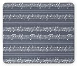 456 Tapis De Souris Argile De Musique Classique avec des Notes dans Rhythm Jazz Song Melody Treble Clef Image Print ...