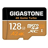 [5 Ans Récupération de données Gratuite] Gigastone Carte Mémoire 128 Go 4K Game Turbo, Professionnel pour GoPro Drone DJI Switch, ...
