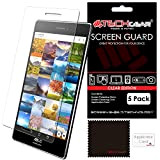 [5 Pack] TECHGEAR Protection d'Écran pour Asus ZenPad S 8.0, Film de Protection Ultra Clair avec Chiffon de Nettoyage et ...