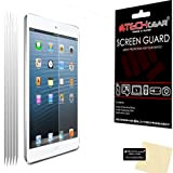 [5 Pack] TECHGEAR Protection d'Écran pour iPad Mini avec Retina Display, Film de Protection Ultra Clair avec Chiffon et Carte ...