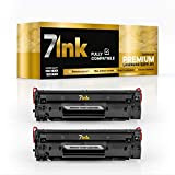 7INK Toner pour HP 85A | CE285A de rechange pour imprimantes HP M1130 M1132 M1136 M1212nf M1217nfw MFP P1002 P1100 ...