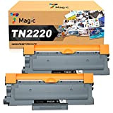7Magic TN2220 Cartouche de Toner Compatible pour Brother TN2220 TN2010 Toner pour Brother MFC-7360N DCP-7055 HL-2130 DCP-7060D MFC-7460DN HL-2240 HL-2250DN ...