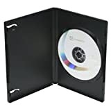7mm Slimline Noir DVD étui avec insert pochette(20)