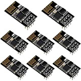 8 Pièces ESP8266 ESP-01S sans Fil WLAN WiFi Module Émetteur-Récepteur Série avec 1MB SPI Flash Compatible avec Arduino IDE