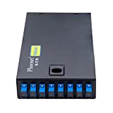 8 Ports Optical Fiber Terminal Box, Wall Mount, SC/UPC SMF simplex, LGX panel
