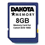 8GB Memory Card for Canon EOS 100D