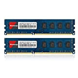 8Go Kit (4GoX2) DDR3 1333 Udimm RAM, Kuesuny PC3-10600 PC3-10600U 1.5V CL9 240 Broches Non-ECC Unbuffered Desktop Memory Module for ...