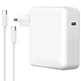 96W USB C Chargeur, Compatible avec MacBook Pro 16/15/14/13 Pouces, MacBook Air 2020/2019/2018, avec Câble USB-C 1.8M, Remplace USB-C 87W/65W/30W