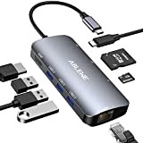 ABLEWE Hub USB C, Type-C hub 8 en 1 Adaptateur avec 4K HDMI, 3 Ports USB 3.0, Port de Charge ...