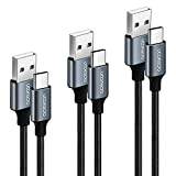 aceyoon Lot de 3 Câble USB C 0.3m+0.5m+1m Cable USB C Charge et Synchronisation Rapide Cable Type C et Long ...