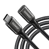 aceyoon Rallonge USB C 1M Mâle vers Femelle USB 3.1 Rallonge Câble USB C 100W 10Gbps QC 3.0 Charge Rapide ...