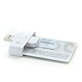 ACS ACR39U-N1 PocketMate II Lecteur de Carte d'Identité eID Smart Card USB ID, Pliable Petit Compact (Blanc)