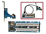 Adaptateur Convertisseur PCI vers PCI Express PCIe 1x - 2 PORTS - CHIPSET PLX - Liaison par cordon USB3 50cm