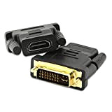 Adaptateur DVI vers HDMI Convertisseur HDMI vers DVI Révolution DVI HDMI Femelle pour Affichage / Télévision Golden New Released and ...