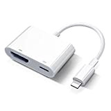 Adaptateur Lightning AV numérique [Certifié Apple MFi] iPhone iPad HDMI Adapter TV Lightning vers HDMI Câble Plug and Play pour ...