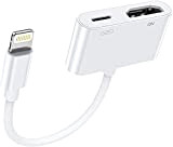 Adaptateur Lightning AV Numérique pour iPhone et iPad 【Certifié Apple MFi】 Lightning vers HDMI tv av Câble Plug and Play ...