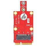 Adaptateur M.2 vers Mini PCI-E Socket M.2 Module WWAN basé sur SSIC vers mPCIe Module sans Fil M.2 Key B ...