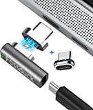 Adaptateur magnétique USB C, adaptateur USB C magnétique 24 broches, prend en charge USB 3.1 PD 100 W, transfert de ...