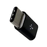 Adaptateur Micro-USB Compatible avec Microsoft Lumia 950 XL Dual SIM, USB-C sur Micro USB, Noir