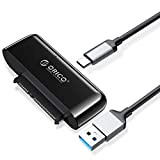 Adaptateur SATA USB 3.0, ORICO 50CM 5Gbps SATA to USB Convertisseur Cable Adapter pour 2.5" SSD/HDD Drives avec étui en ...