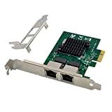 Adaptateur Serveur Gigabit Ethernet PCIe à Deux Ports avec chipset NetXtreme® BCM5720-2P Carte réseau LAN PCI Express 1000M pour Windows ...