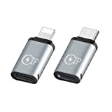 Adaptateur USB C Femelle vers iOS mâle, Adaptateur iOS Femelle vers USB C mâle, Adaptateur de Charge et de Transfert ...